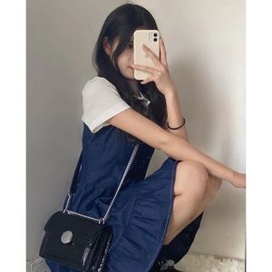 Dress with white t-shirt